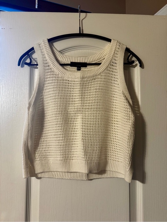 Lulus Sweaters - Lulus White Knit Sweater Tank | Sleeveless Sweater Top | Size Medium 🤍